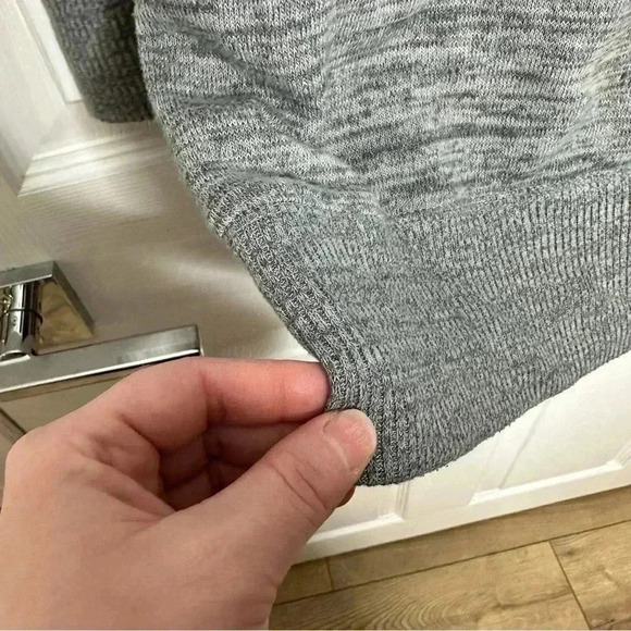 Joe Fresh Sweater Cowl Neck Long Grey  Size Extra Small - Picture 11 of 16